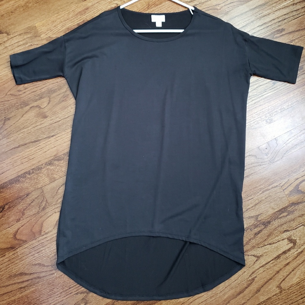 Lularoe Solid Black Irma XXS
